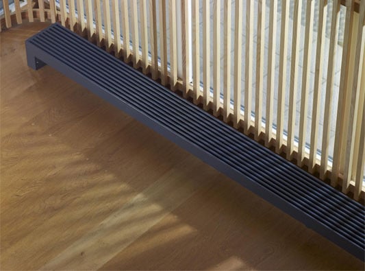 Radiator als Sitzbank