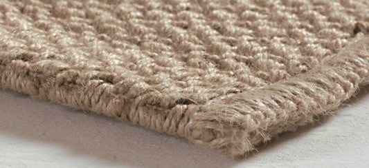 Teppich aus Jutefasern