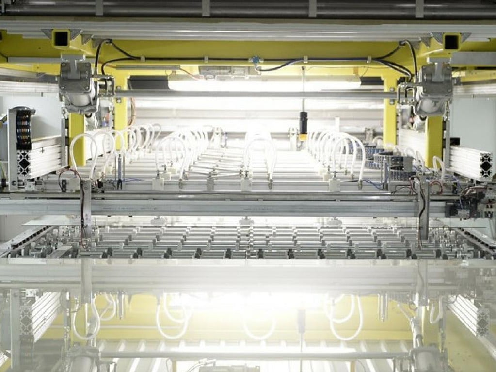 Produktion von Flachglas (Float)