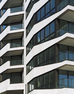 Wohngebäude in der Hamburger HafenCity