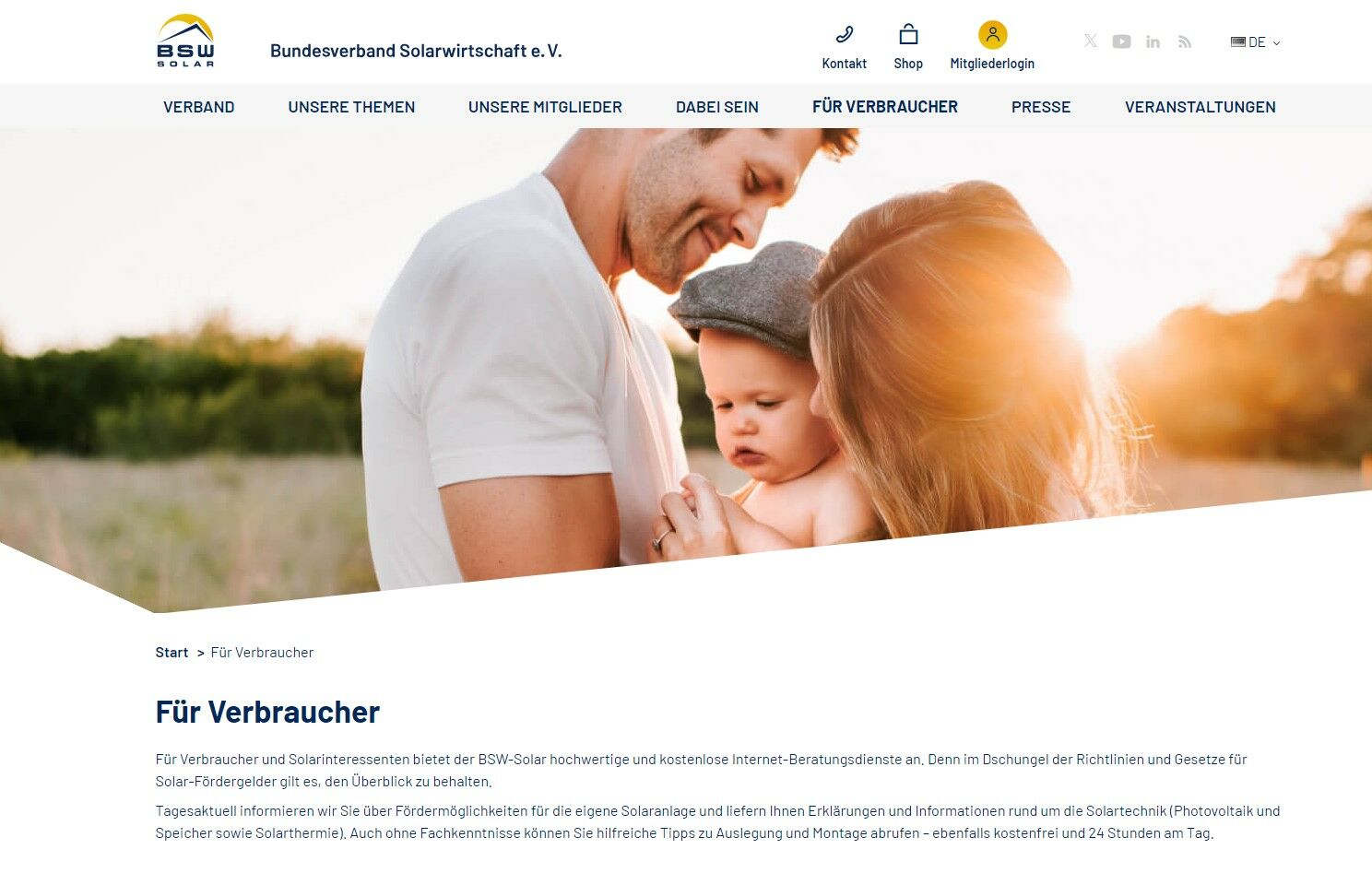 Onlineberater Solartechnik