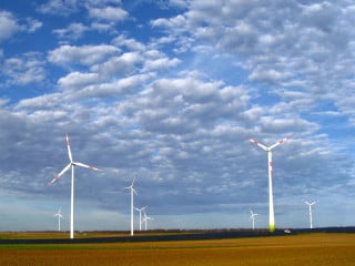 Die wichtigste regenerative Energiequelle zur Stromerzeugung ist die Windenergie.