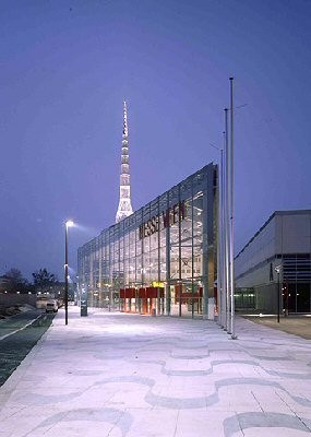 Kongresszentrum in der Außenansicht