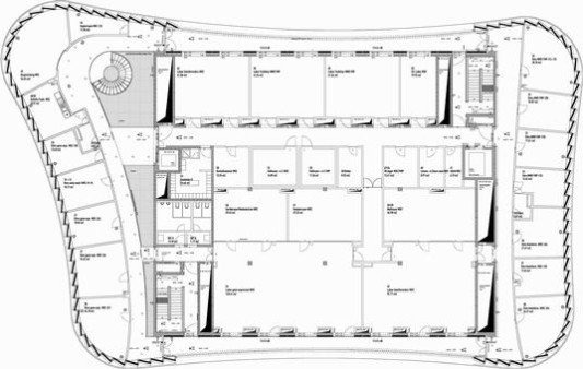 {Teeküche büro grundriss
96} Büro- und Laborgebäude für Genomforschung in Berlin-Buch | Beton ... | {Teeküche büro grundriss
96}