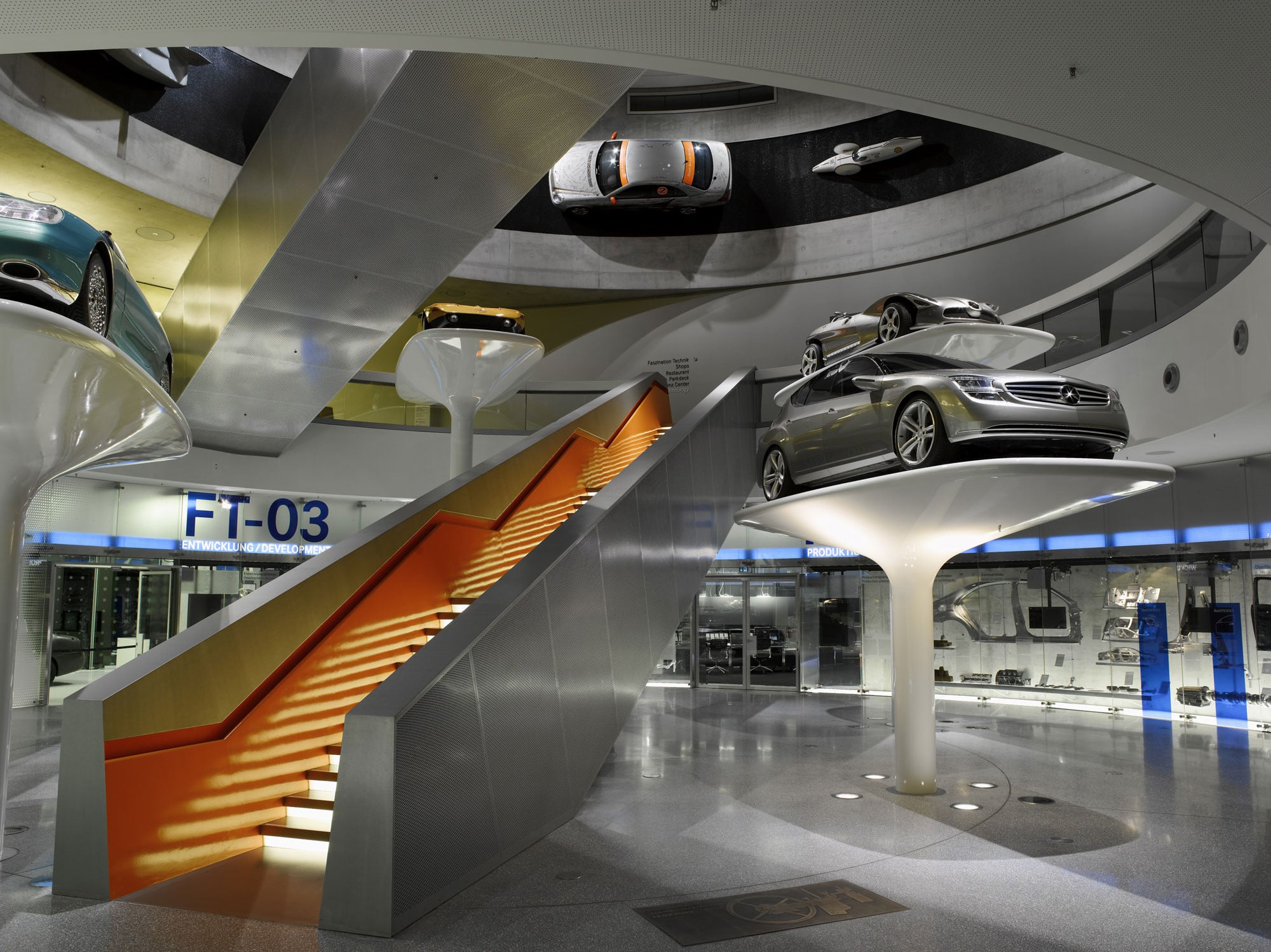 Mercedes Benz Museum In Stuttgart Beton Freizeit Sport Baunetz Wissen