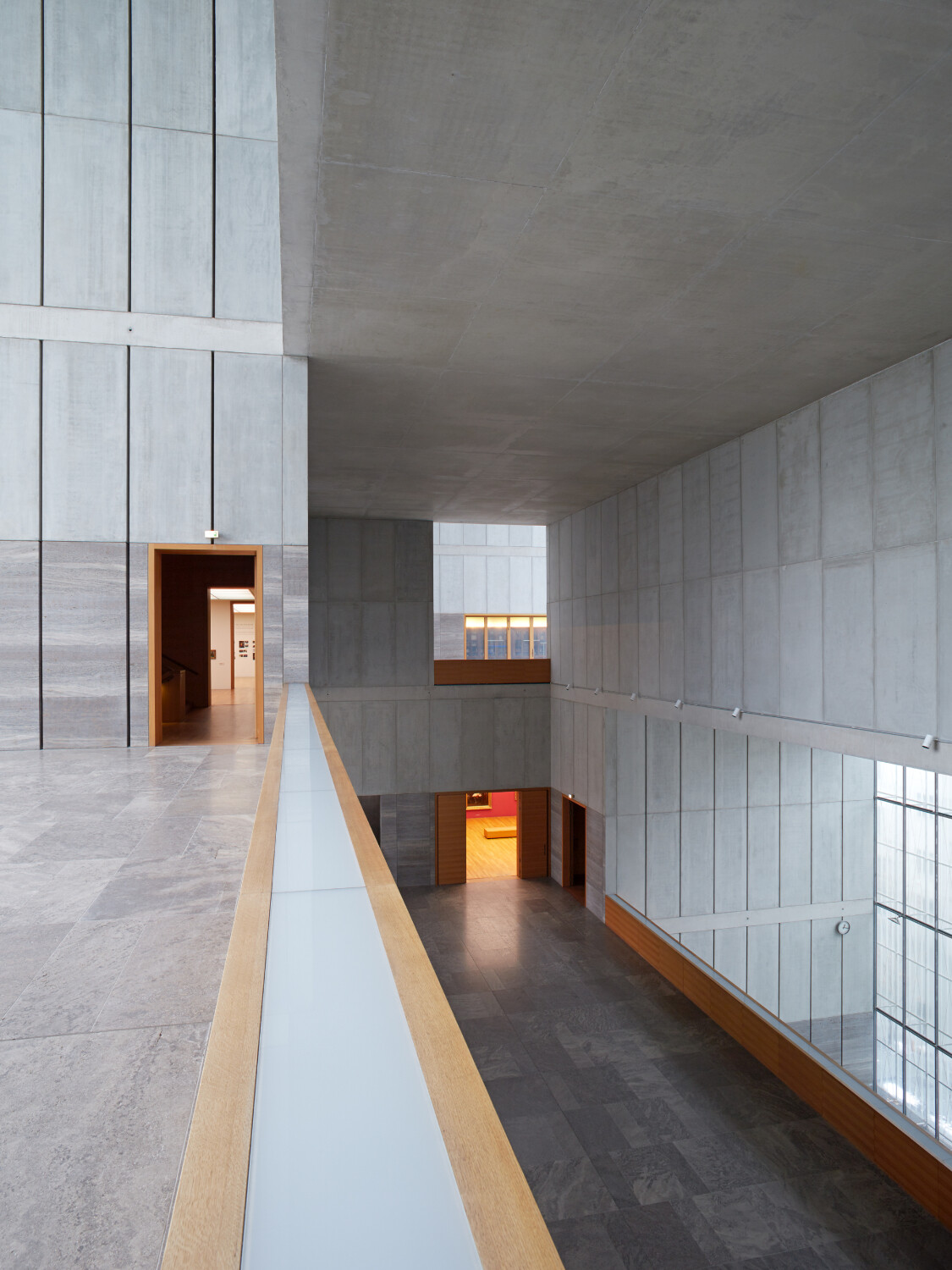 Blick von der Galerie im 2. Obergeschoss