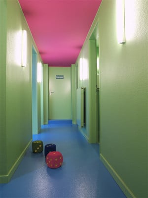 Epoxidharzboden im Flur