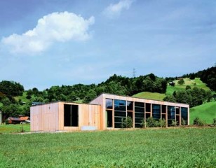 Südansicht Solarwand