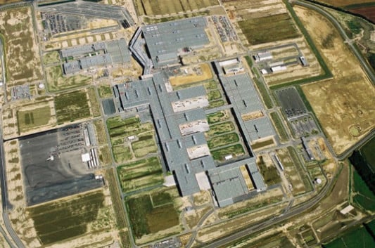Luftbild des BMW-Werks