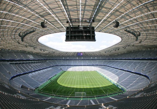 Allianz Arena In Munchen Fassade Sport Freizeit Baunetz Wissen