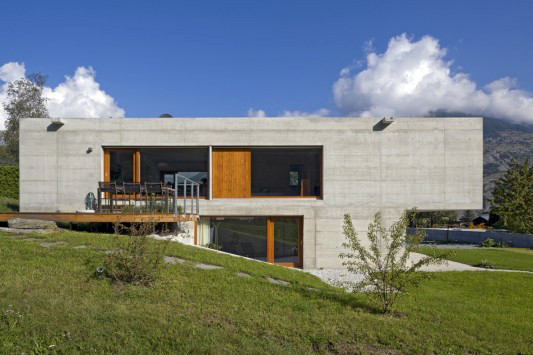 wohnhaus in feithieren ch beton wohnen efh baunetz wissen