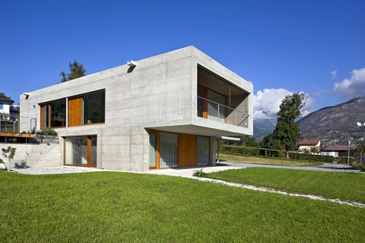 wohnhaus in feithieren ch beton wohnen efh baunetz wissen