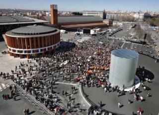 Bahnhof Atocha mit dem Monument