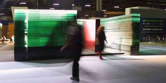 Pavillon während der Messe