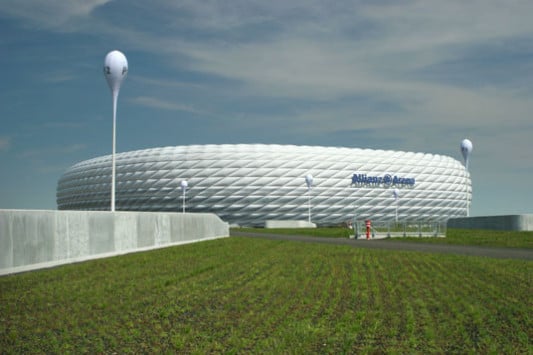 Allianz Arena In Munchen Gebaudetechnik Freizeit Sport Baunetz Wissen