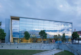 Glasfassade nach Süden
