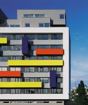 Fassadendetail an der Westseite