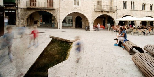 Altstadtsanierung in Banyoles/E