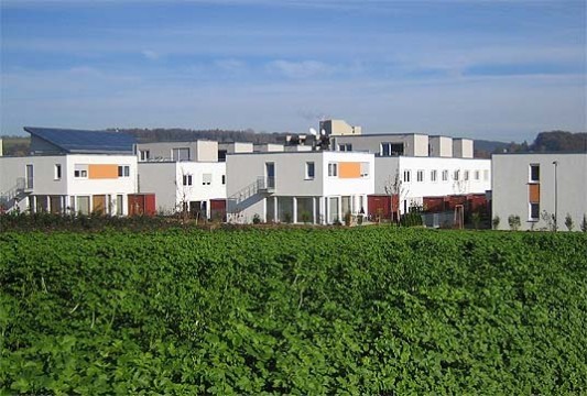 Die Siedlung bildet den Ortsrand
