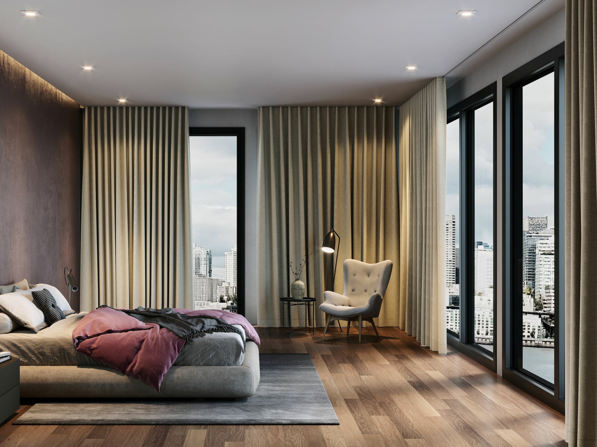 Vorhänge sind vielseitig einsetzbar, im Innen- wie Außenbereich.