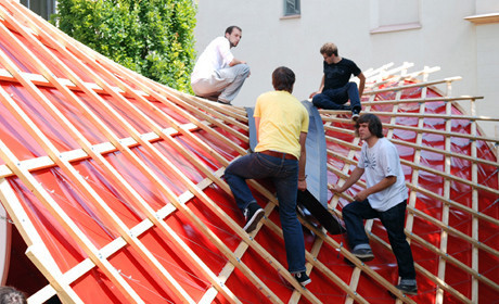 Screenhaus Solar der Universität Weimar