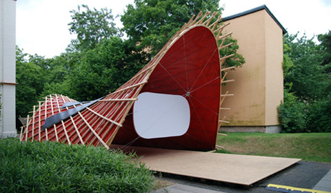 Screenhaus Solar der Universität Weimar