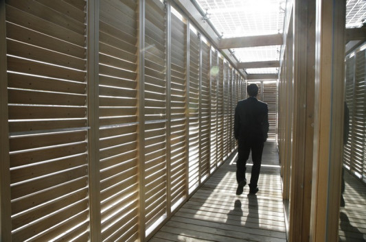 Besucher können sich vor Ort von den innovativen Baumaterialien und der modernen Haustechnik überzeugen