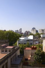 Dachaufbau in Mexiko City