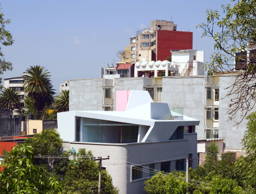 Dachaufbau in Mexiko City