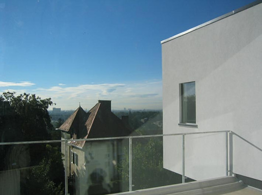 Ausblick auf Graz von der kindgerechten Terrasse