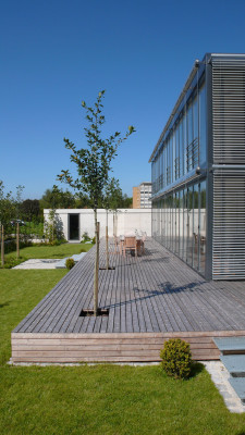 Blick über das Terrassenpodest