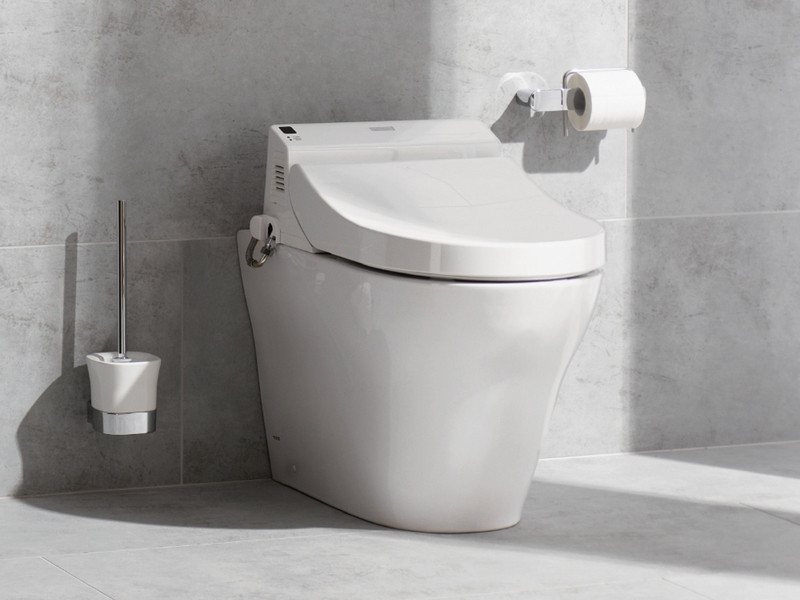 Dusch-WC-Aufsatz mit verdeckten Anschlüssen