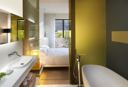 Badezimmer "Deluxe Room"