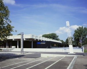 Die Architekten bauten die Hohenstaufenhalle in Göppingen in eine multifunktionale Sport- und Veranstaltungsarena um