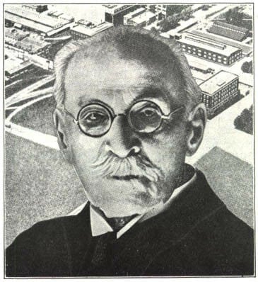 Sir Frederick Walton, der Erfinder des Linoleums