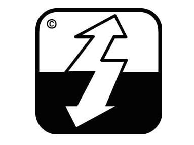 Symbol für einen antistatischen Bodenbelag