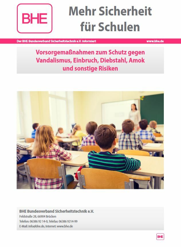 Mehr Sicherheit für Schulen