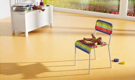 Sonderform: Linoleum-Fertigboden
