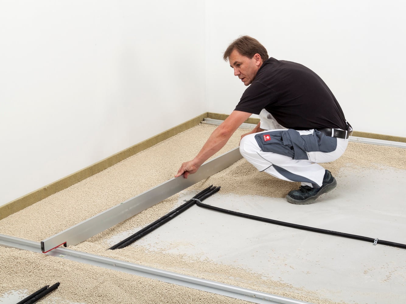 Verarbeitung einer Trockenschüttung