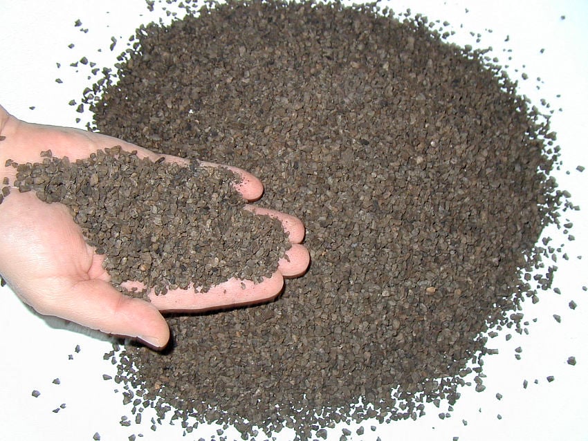 Schüttung aus Korkgranulat