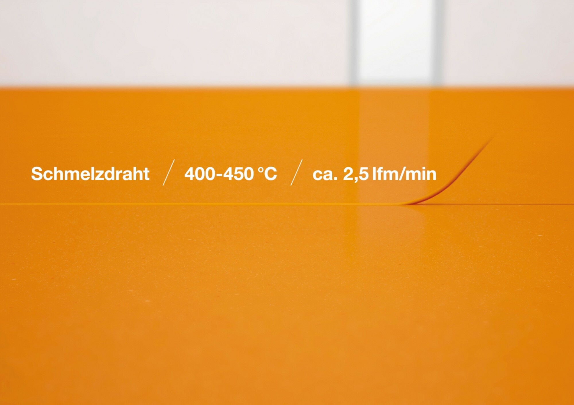Nahtabdichtung von Linoleum mit Schmelzdraht