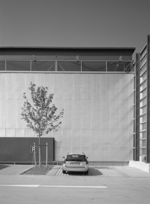 Ausschnitt einer Streckmetallfassade