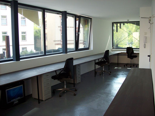 Eine Etage beherbergt das Architekturbüro