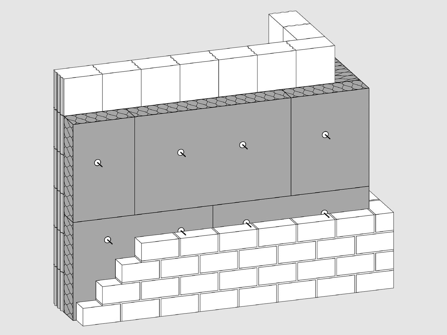 Kerndämmplatte Kernrock von Rockwool