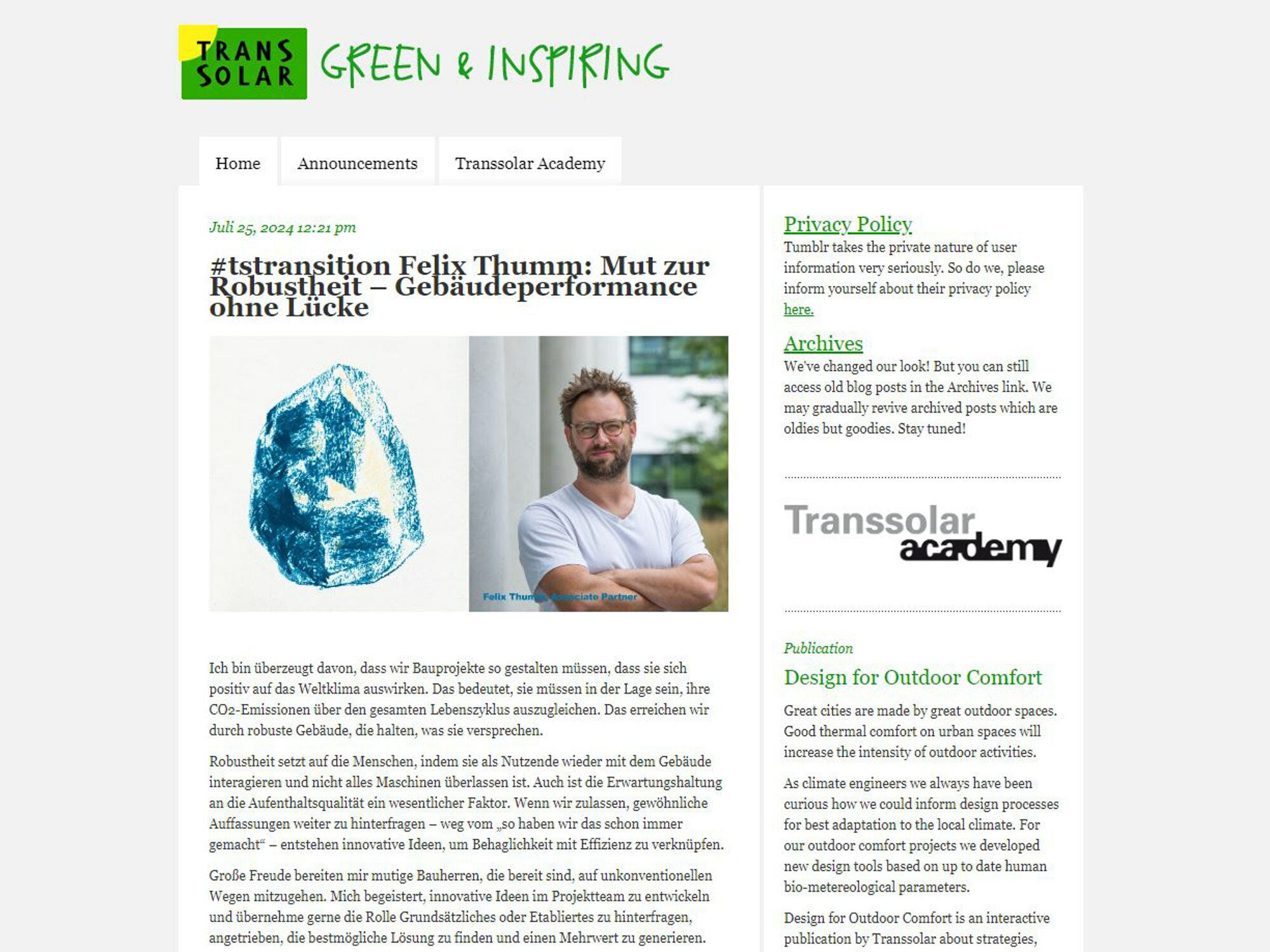 Transsolar Green & Sexy