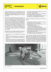 B 19 – Zementestrich
