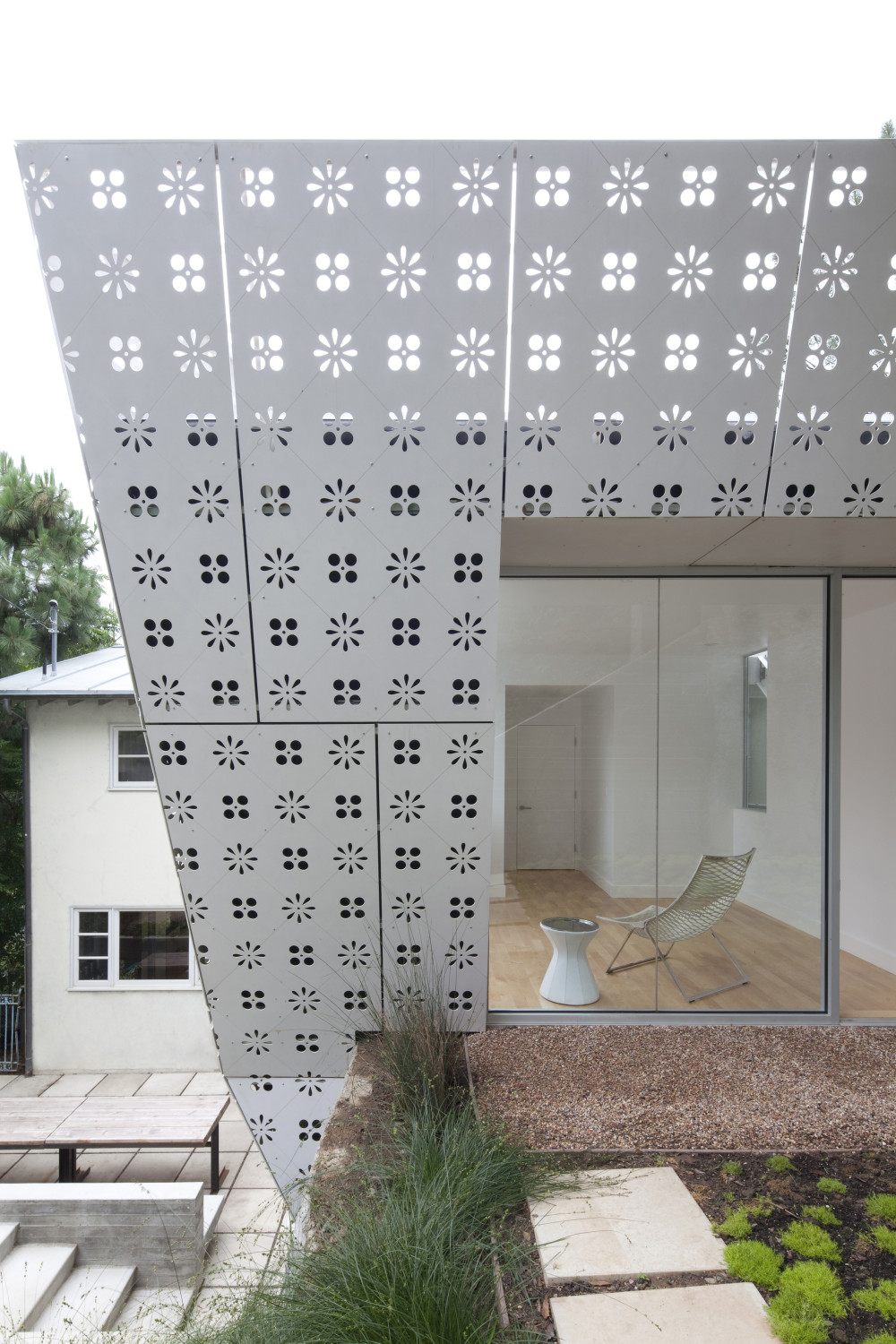 Die Natur inspierierte die Architekten zu dem feinen Muster