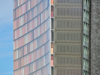 Zweite-Haut-Fassade an der GSW-Zentrale in Berlin, Architektur: Sauerbruch Hutton