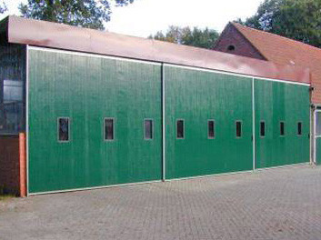 Scheunentor rollen