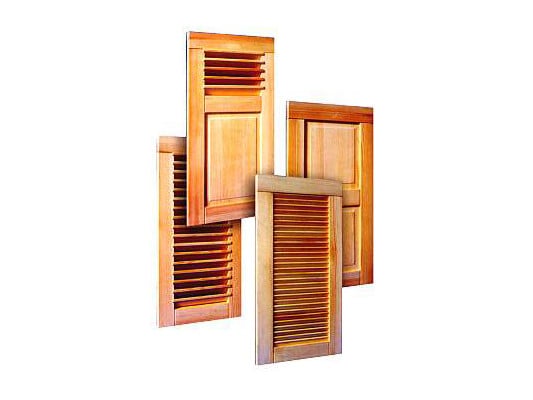 Verschiedene Fensterladen-Varianten